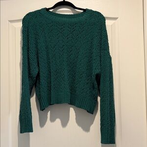 American Eagle Outfitters Teal Knit Sweater
